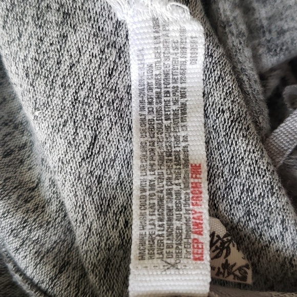 Free People Intimately Oversized Top Women Large Heather Gray Super Soft Comfy - Picture 11 of 11